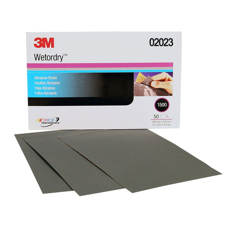 3M P1500 WetOrDry™ Abrasive Sheet - AutoFX Car Care Products