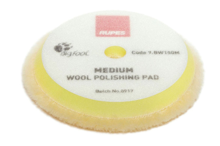 Rupes Medium Wool Polishing Pad - AutoFX Car Care Products