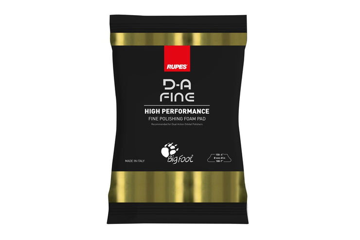 Rupes Yellow D-A Fine High Performance Foam Finishing Pad - AutoFX Car Care Products